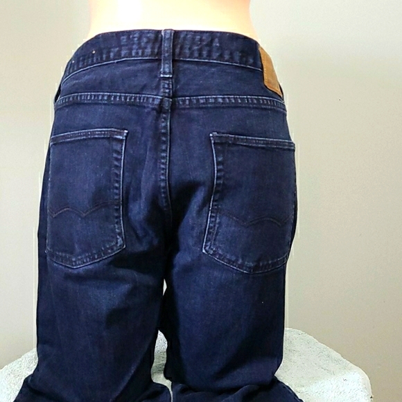 American Eagle Dark Wash Slim & Straight Jeans 34 - Picture 12 of 16